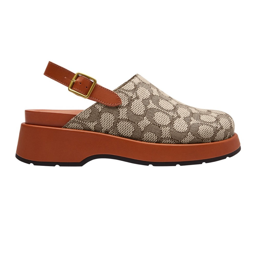 NWT COACH
Women's Sculpted C Signature Jacquard
Logo Platform Clogs - Picture 5 of 16